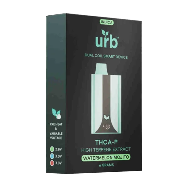 URB Dual Coil Smart Device THCA-P Disposables 6g - Image 6