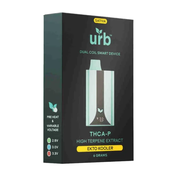 URB Dual Coil Smart Device THCA-P Disposables 6g - Image 4