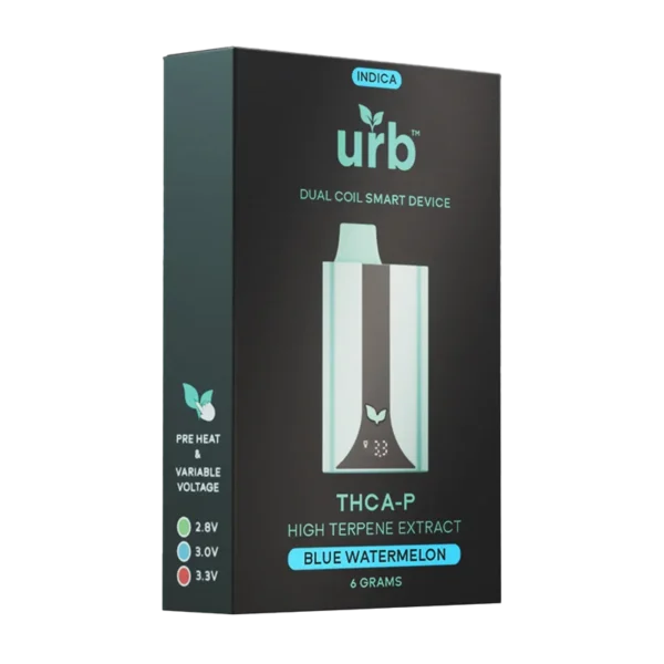 URB Dual Coil Smart Device THCA-P Disposables 6g