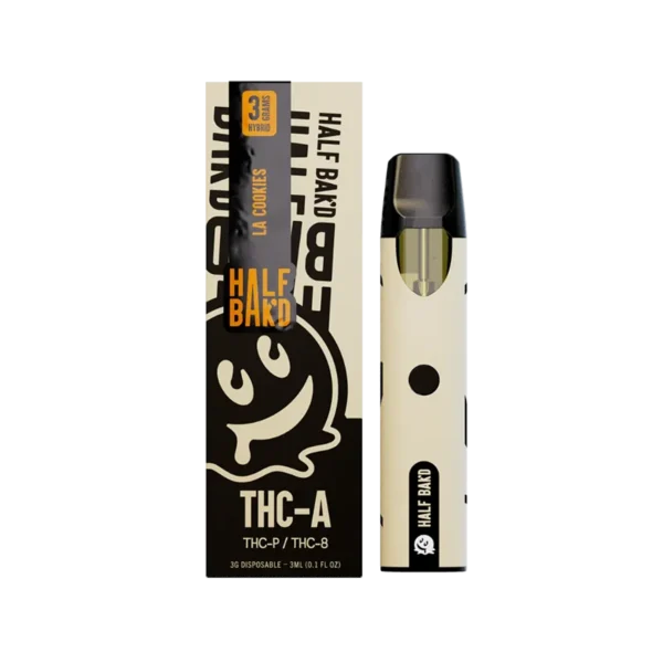 Half Bak'd THC-A 3G Disposable Vapes - Image 4