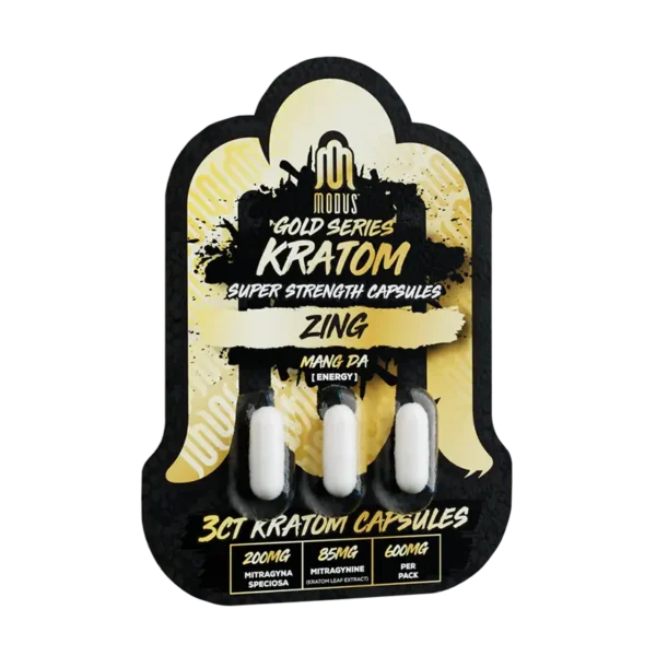 Modus Kratom Capsules (200MG) - Image 3