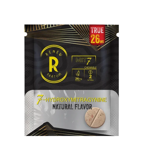 Renew Kratom 7-Hydroxymitragynine Chewable Tablets - Image 2