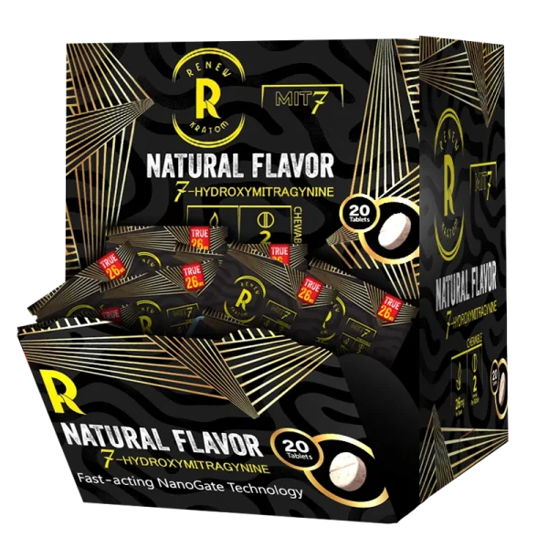 Renew Kratom 7-Hydroxymitragynine Chewable Tablets