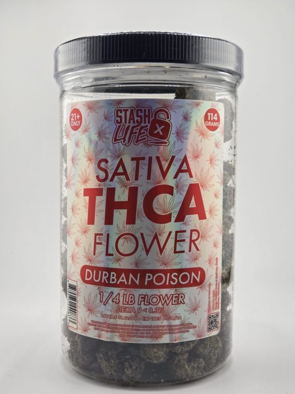 Stash Life Thca Flower QP Jar Sativa - Image 3