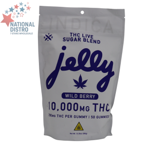 JELLY THC LIVE SUGAR 10000MG GMY 200MG/ea. 50CT