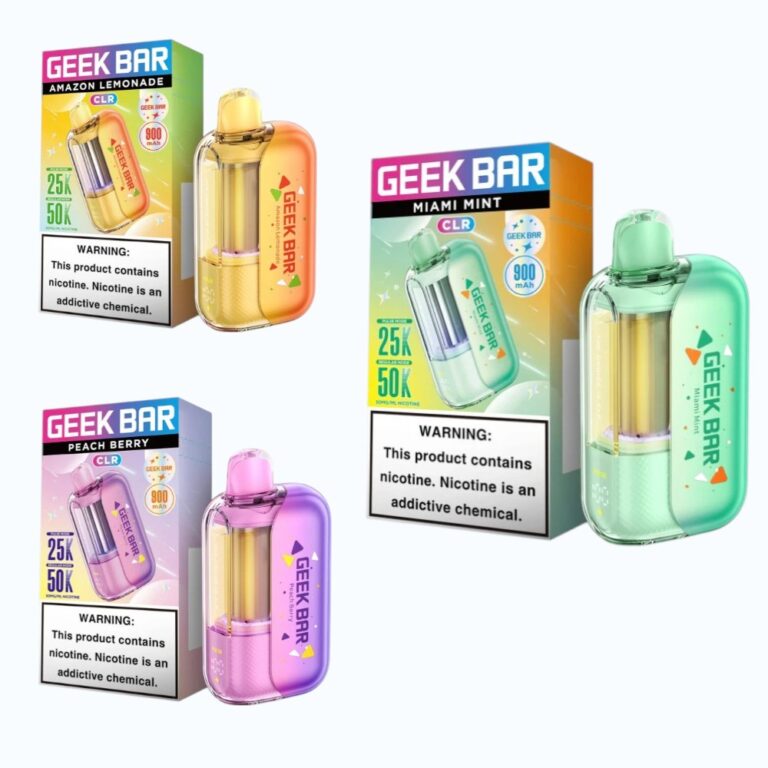 Geek Bar | CLR | 25000 | Disposable Kit | 5% | 5ct