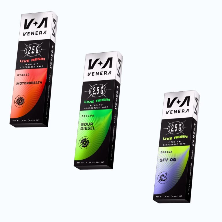 VENERA - DELTA - DISPOSABLE VAPE - THC-P - LR - 2.5G - 5CT/BX