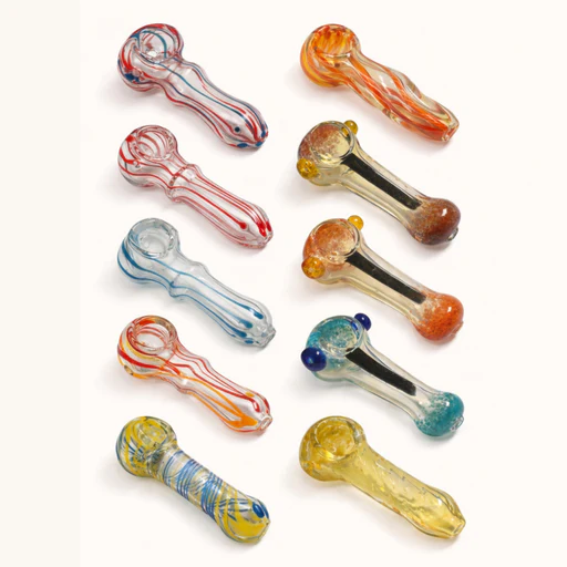 HAND PIPE - MIX JAR - 2.5" - 100CT/JR - ASSORTED COLOR