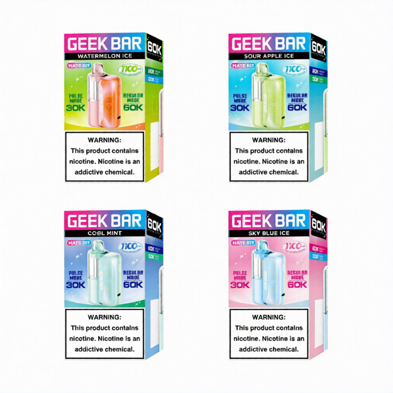 GEEKBAR - MATE - 60000 - NICOTINE - DISPOSABLE KIT - 5% - 5CT/BX