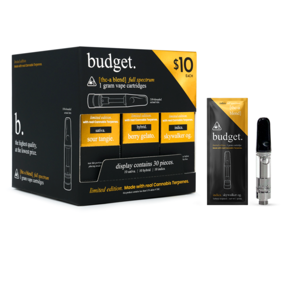 Budget | Variety Pack Ltd Ed | THCA | Cartridge | 1g | 30ct (10/Strain)