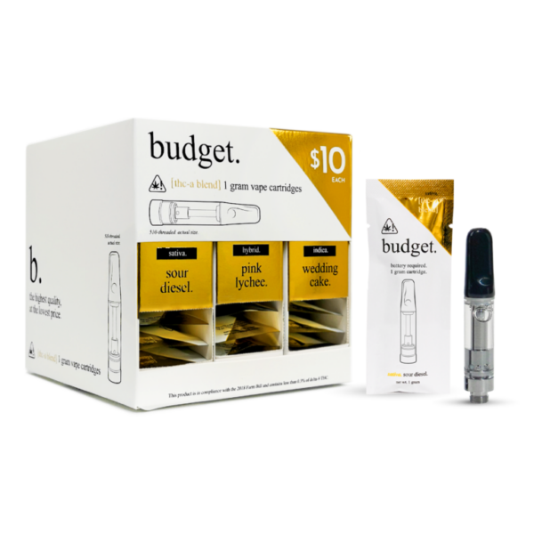 Budget | Cartridge | THCA | 1g | 10ct Refill Box