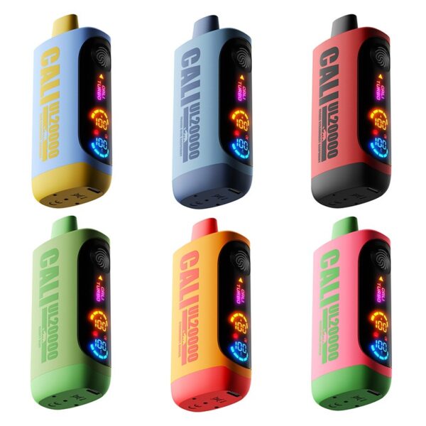 Cali | UL20000 Black | Disposable Kit | 5% | 6ct