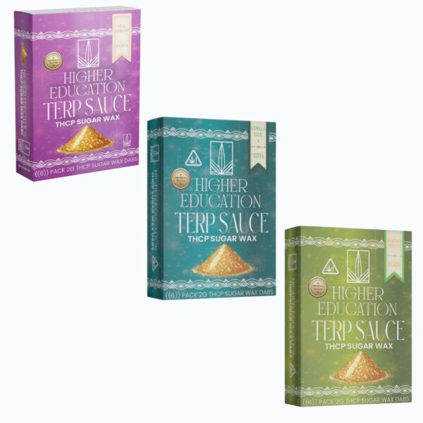 HIGHER EDUCATION THCP 2G SUGAR WAX DABS 6PK