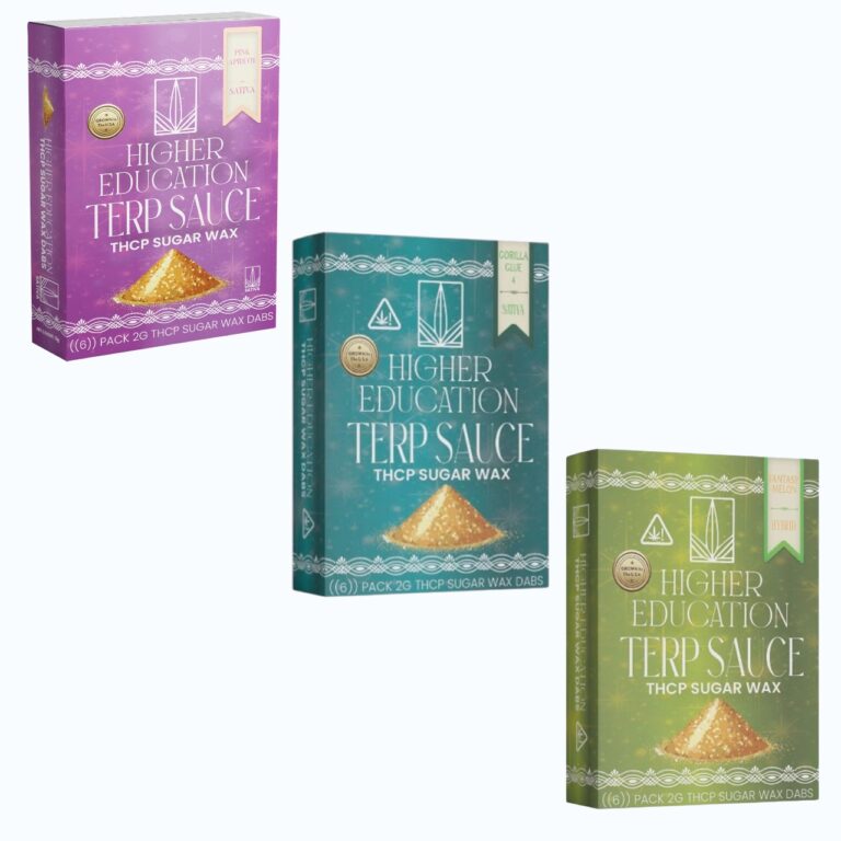 HIGHER EDUCATION THCP 2G SUGAR WAX DABS 6PK