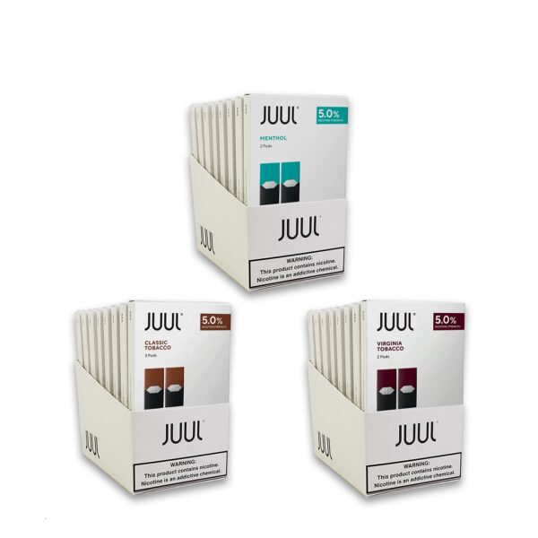 JUUL - NICOTINE - DISPOSABLE POD - 5% - $10.99 - 4/2PK