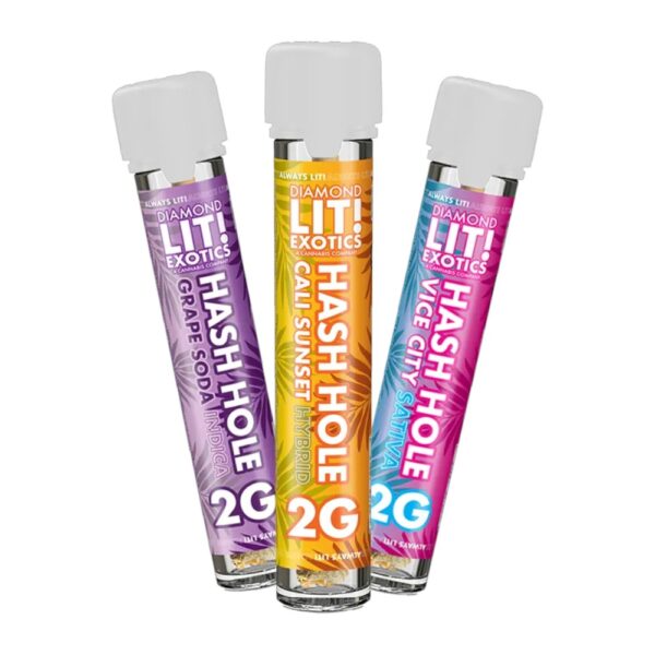 LIT! - DELTA - HASH HOLE - 2G - 2CT/PK - 5PK/BX