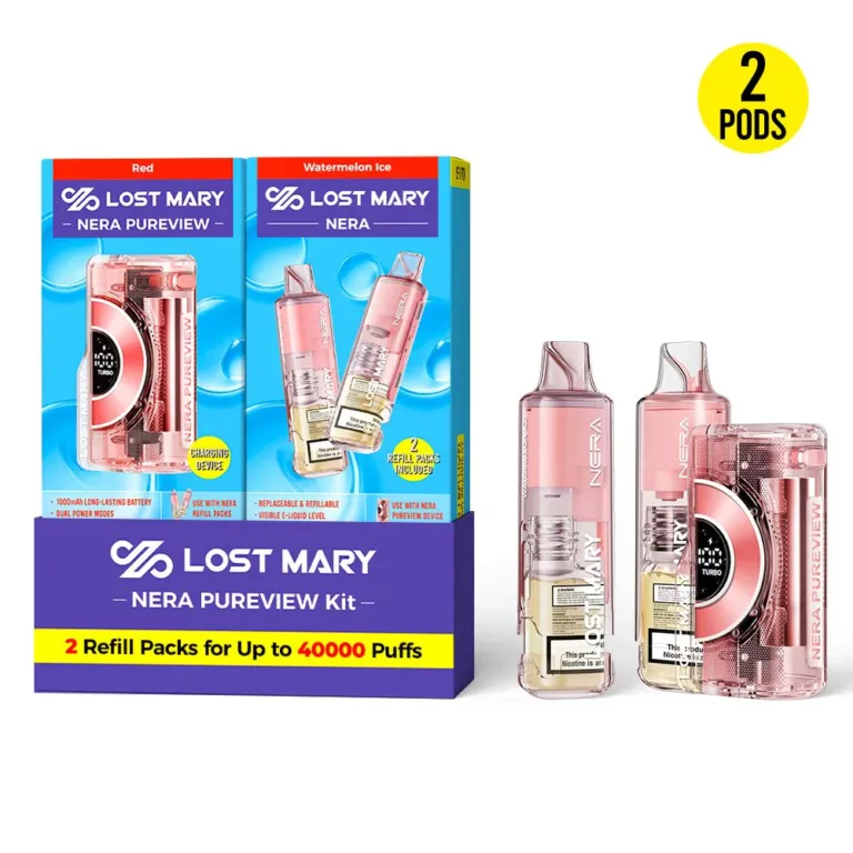 LOST MARY NERA PUREVIEW 40K KIT (1 DEVICE + 2 REFILLS)
