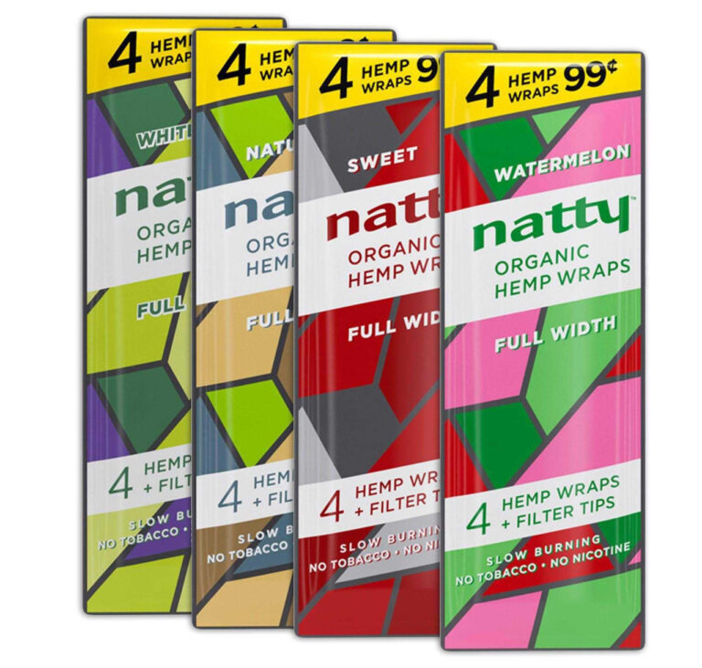 NATTY - HEMP - WRAPS - 4/99C - 15/4PK