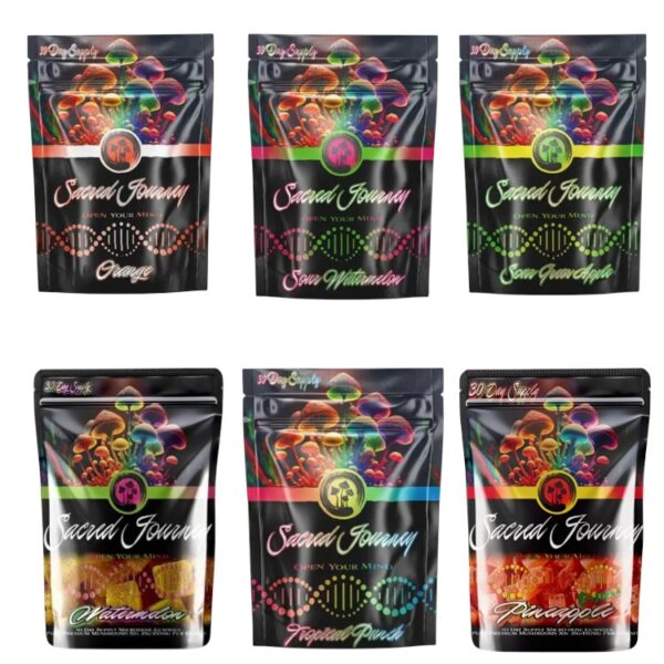 SACRED JOURNEY - MUSHROOM GUMMMIES - MICRODOSE - 30CT/PK