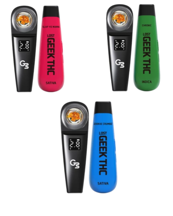LOST GEEK THC - DELTA - DISPOSABLE VAPE - DAB DEVICE - 1GM/CT - 5CT/BX