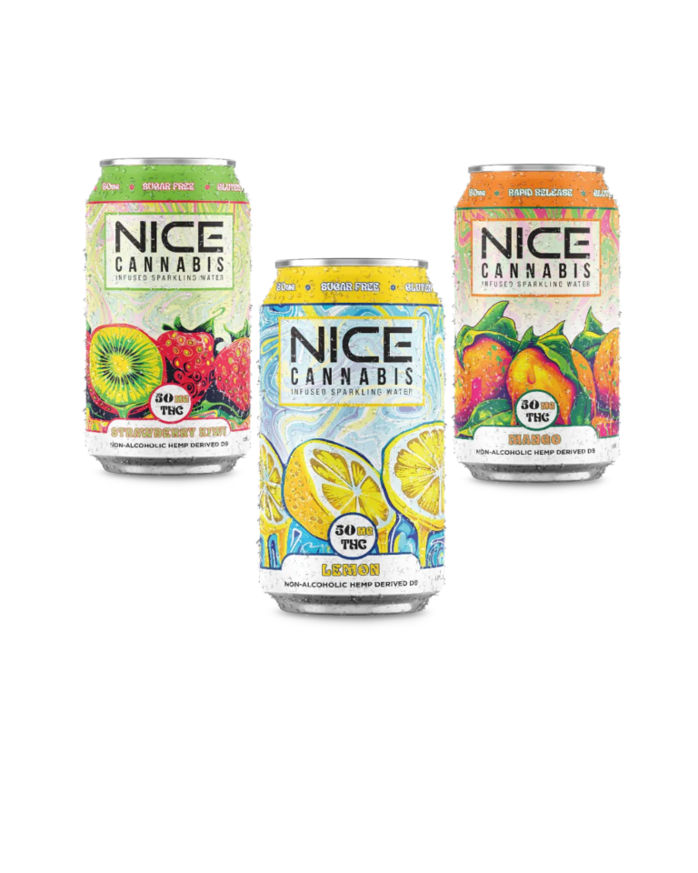 NICE CANNABIS - DELTA - THC - 50MG - 12OZ CAN - 4CT