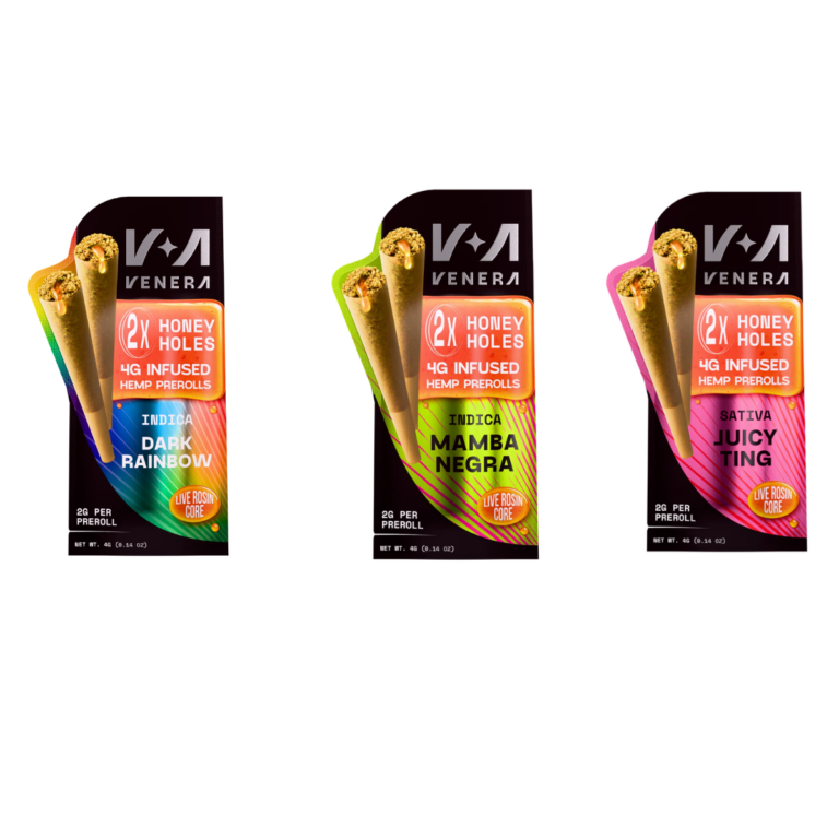 VENERA - DELTA - THCP - PRE ROLLS - LR - HONEY HOLES - 2GM/CT - (4GM/PK) - 2CT/PK - 10PK/BX