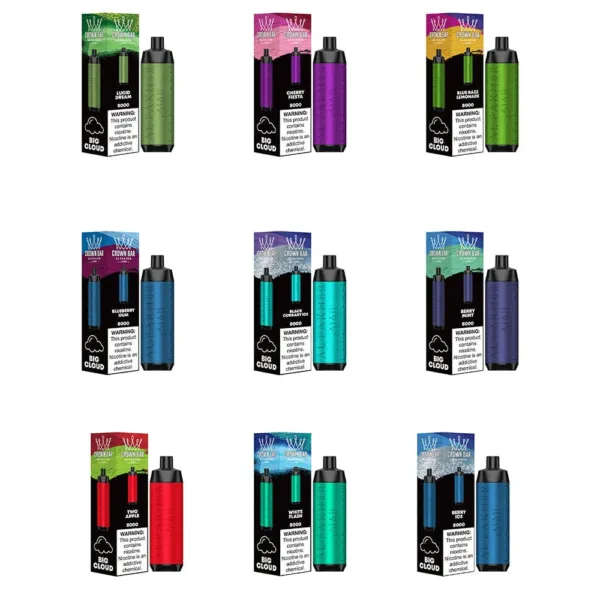 AL FAKHER CROWN BAR - AF8000 PRO - DISPOSABLE VAPE - 10CT/BX