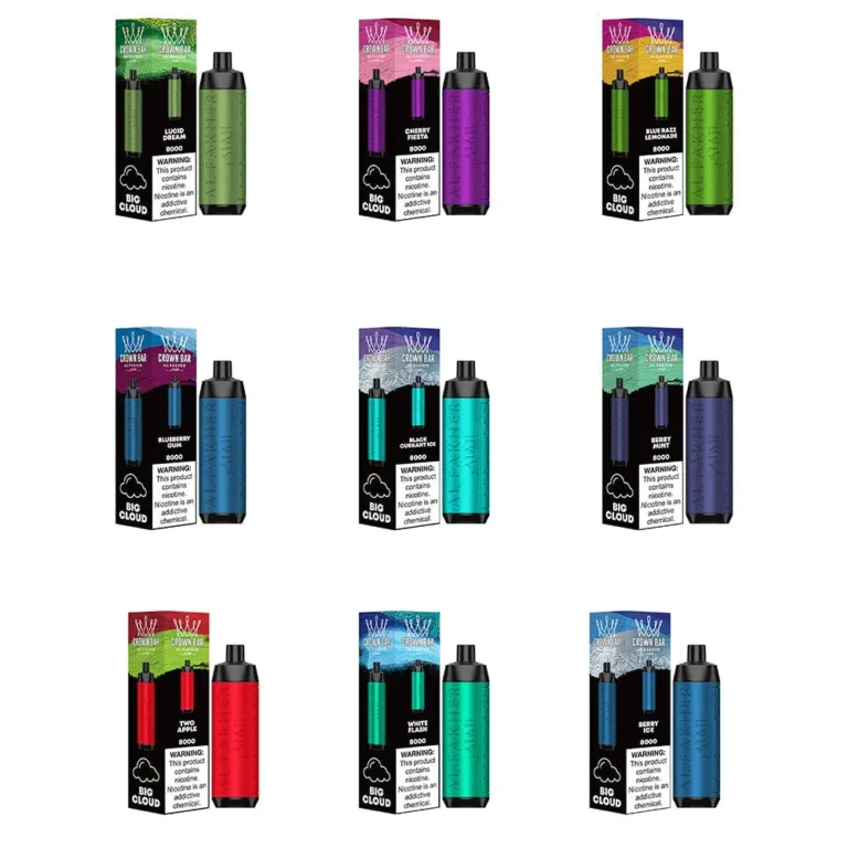 AL FAKHER CROWN BAR - AF8000 PRO - DISPOSABLE VAPE - 10CT/BX