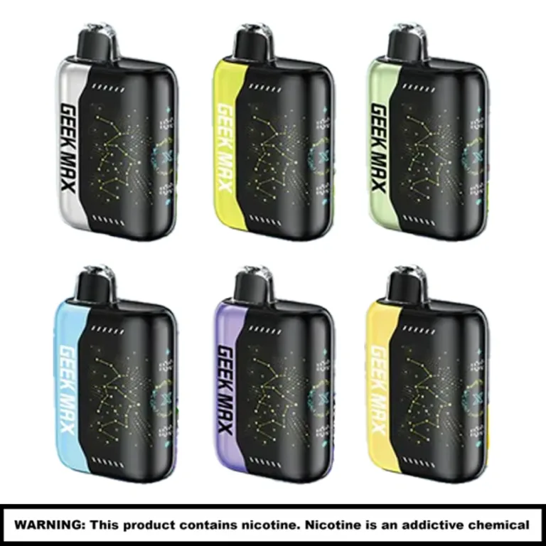 GEEK MAX - NICOTINE - DISPOSABLE VAPE - 30K - 5% - 5CT/BX