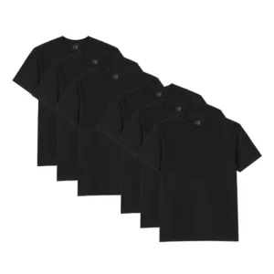 G MAN SPORT - APPAREL - BLACK T SHIRT - SHORT SLEEVE - 6 CT DISPLAY - V NECK