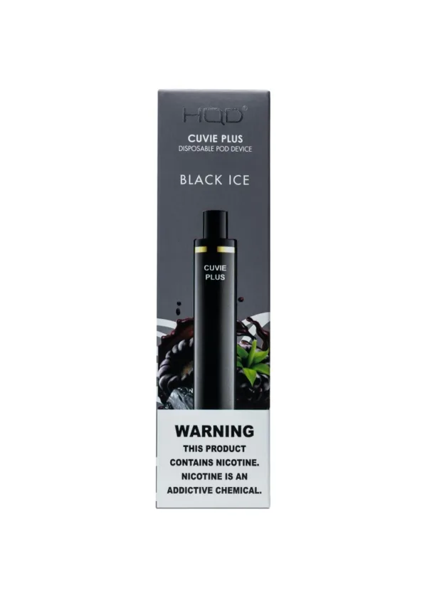 HQD PLUS 5% DISPOSABLE 6CT - BLACK ICE