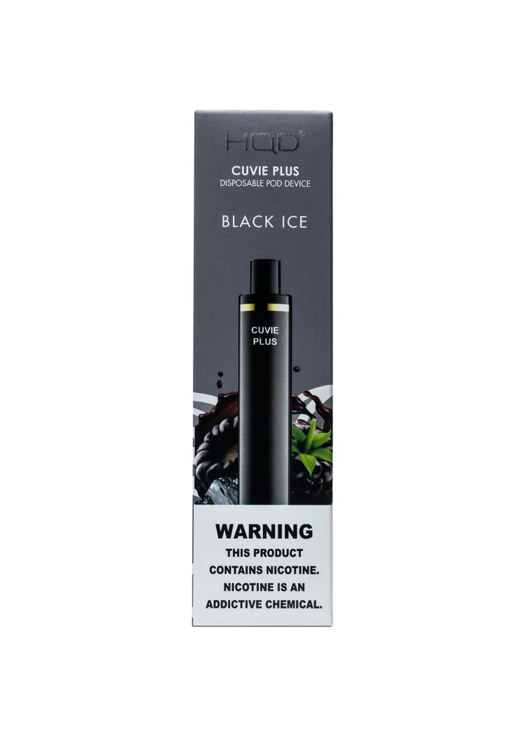 HQD PLUS 5% DISPOSABLE 6CT - BLACK ICE