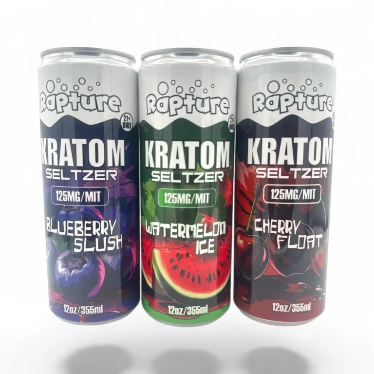 RAPTURE KRATOM SELTZER 125MG MIT 12OZ CAN 12CT