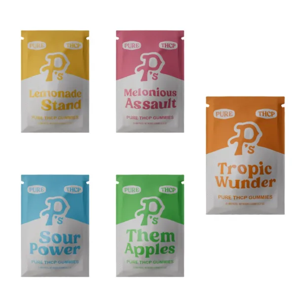 P'S PURE - DELTA - GUMMY - THCP - 8MG/CT - 2CT/PK - 30CT/BX