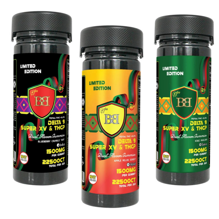 BudBuddy | Dual Flavor | Gummies | D9+THCA+Super XV | 1500mg | 15ct Jar (22500mg)