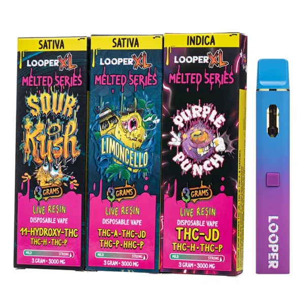Looper | Melted Series | Disposable | THCP | 3g | 5pk