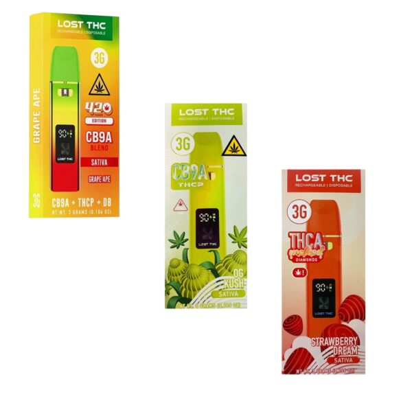 LOST THC - DELTA - DISPOSABLE - V4 - 420 CB9A EDITION - THCP+D8 - 3G - 5CT/BX