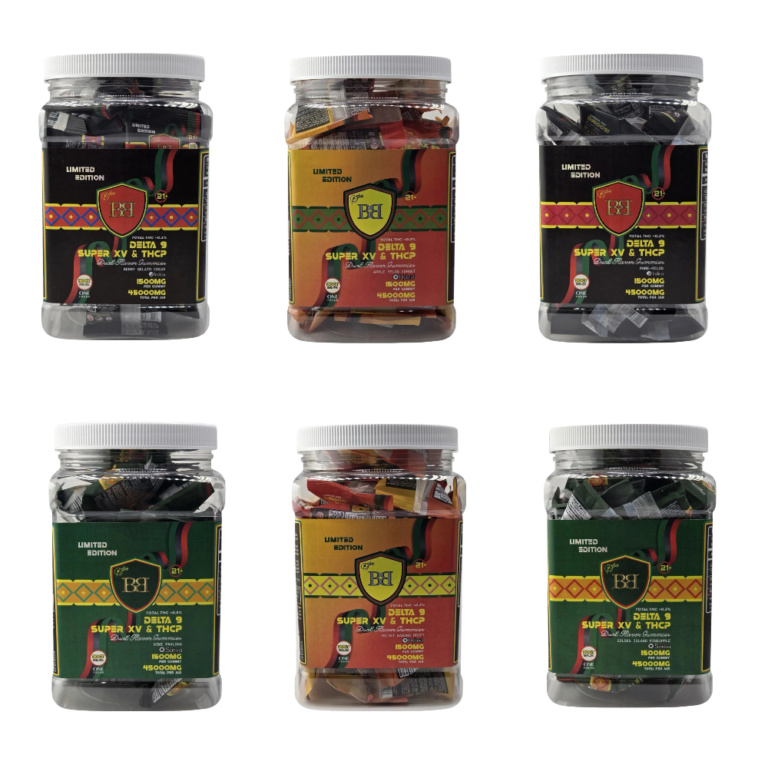 BudBuddy | Dual Flavor | Gummies | D9+THCP+Super XV | 1500mg | 30/1pk Jar (45000mg)