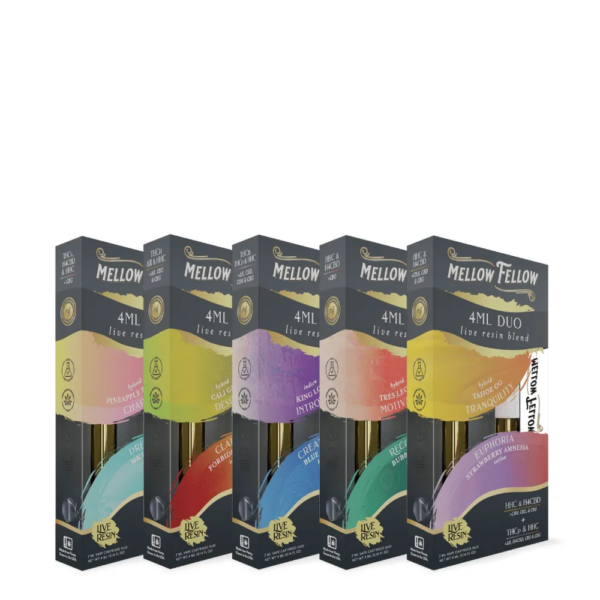 MELLOW FELLOW - CARTS - LIVE RESIN - 4ML DUO - 6/2PK
