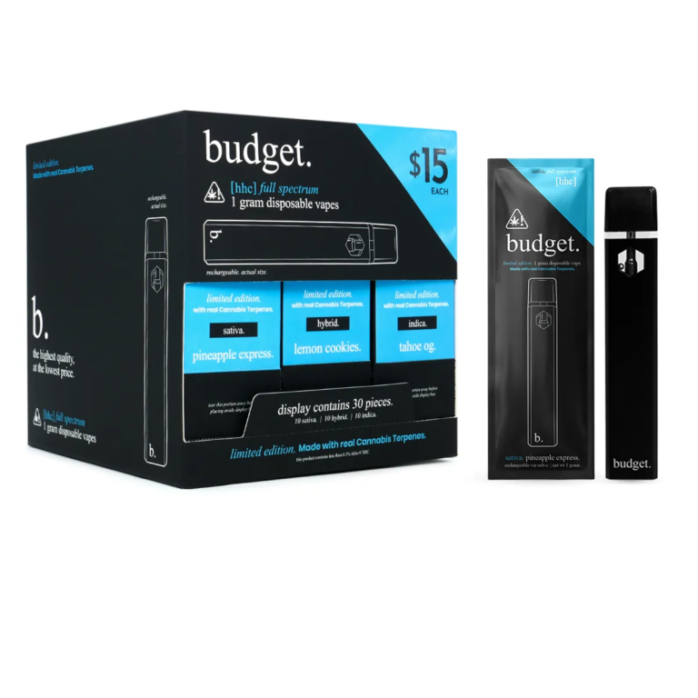 Budget | Variety Pack Ltd Ed | HHC | Disposable | 1g | 30ct (10/Strain)