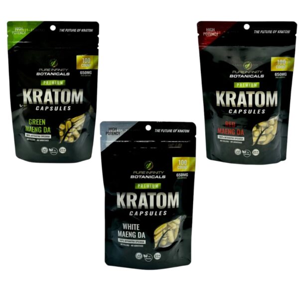 PIB - KRATOM - EXTRACT CAPSULE - 100CT/PK