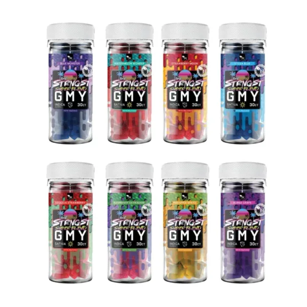 AGFN | The Strngst Super Blend | Gummies | THC | 200mg | 30ct Jar (6000mg)