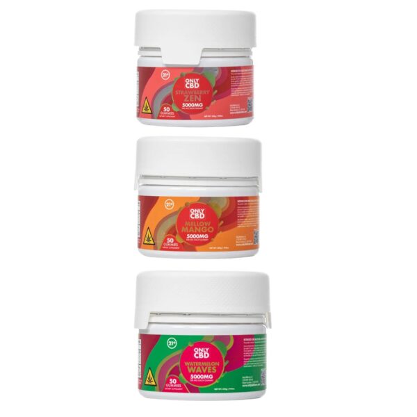 ONLY CBD - DELTA - GUMMIES - 100MG/CT - 50CT/JR(5000MG)