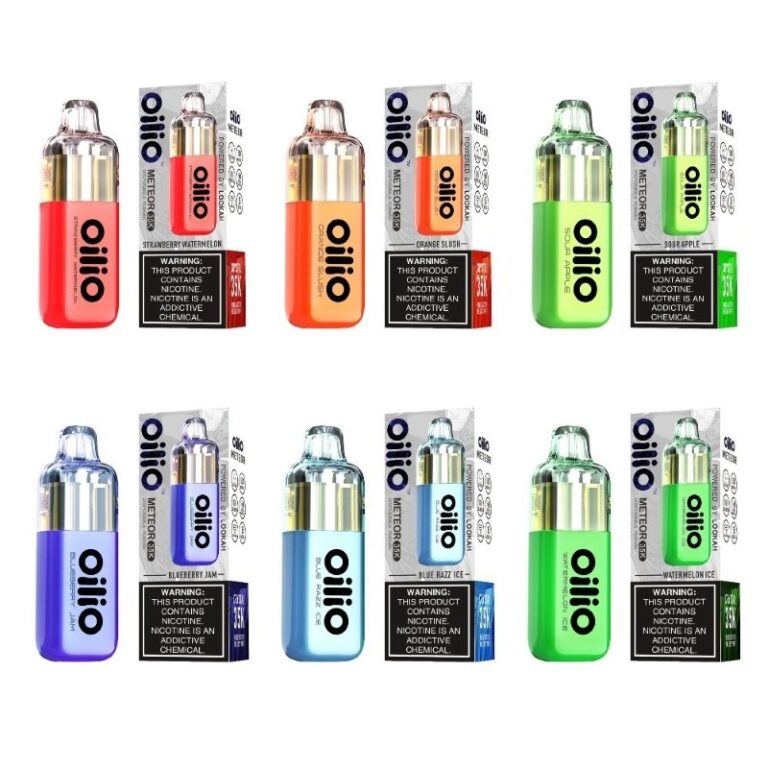 OILIO METEOR - 35K - NICOTINE - DISPOSABLE VAPE - POD - 5CT/BX