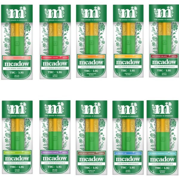 MEADOW - DELTA - DISPOSABLE - THC - 3.5G /CT - 6CT/PK