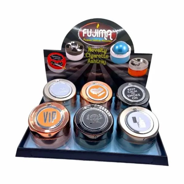 FUJIMA - ASHTRAY - 6CT/BX - PUSH OPEN - AS130