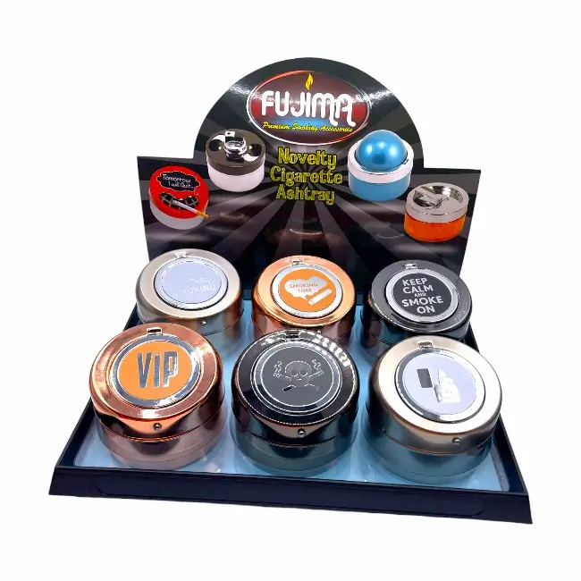 FUJIMA - ASHTRAY - 6CT/BX - PUSH OPEN - AS130