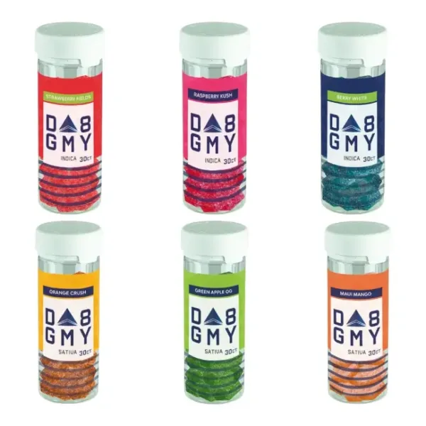 AGFN | Gummies | D8+THC | 25mg | 30ct Jar (750mg)