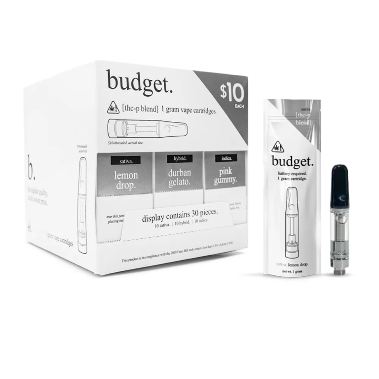 Budget | Variety Pack | THCP | Cartridge | 1g | 30ct (10/Strain)