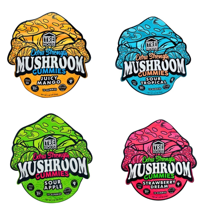 TRE HOUSE - EXTRA STRENGHT - MUSHROOM GUMMIES - 10CT/PK
